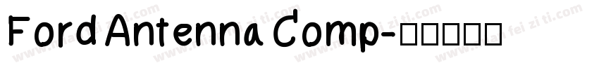 Ford Antenna Comp字体转换